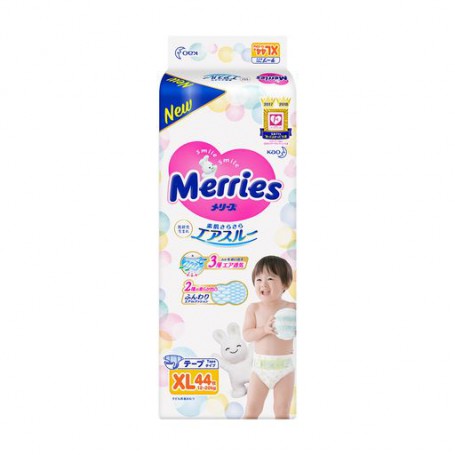 Подгузники Merries размер XL, 12-20 кг, 40 шт