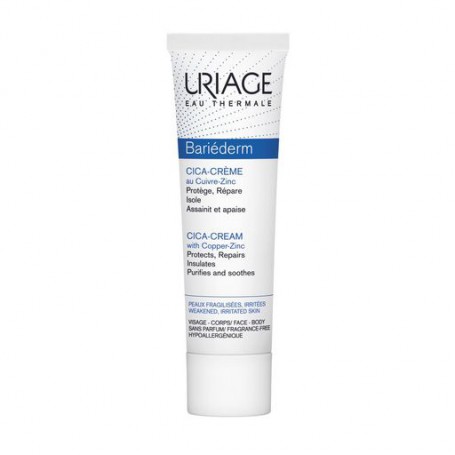Цика-крем Uriage Eau Thermale Bariederm Восстановительный, с медью и цинком, 40 мл