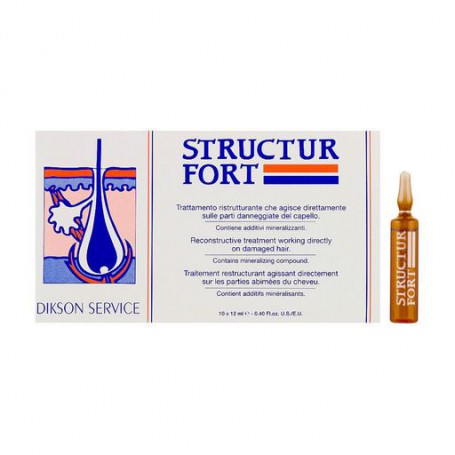 Восстанавливающие ампулы Dikson Structur Fort для тонких волос, 10*12 мл