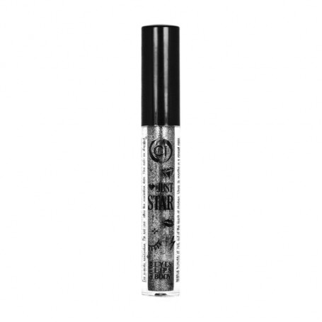 Жидкий глиттер для лица, глаз и губ Colour Intense Just Star Glitter Eyes, Lips, Body 109 Glitter Black, 4 мл