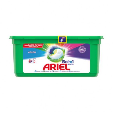 Капсулы для стирки Ariel Всё в 1 Pods Color, 27 стирок, 27 шт