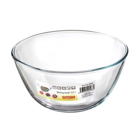 Миска Simax 6836 стеклянная, 1.7 л