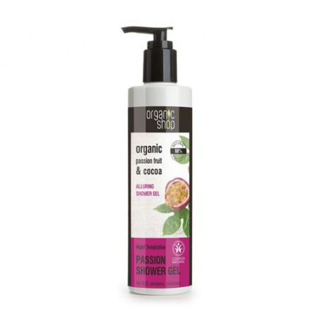 Гель для душа Organic Shop Organic Passion Fruit & Cocoa Night Temptation Passion Alluring Shower Gel Манящий, 280 мл