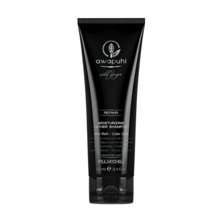 Безсульфатний зволожувальний шампунь Paul Mitchell Awapuhi Wild Ginger Moisturizing Lather Shampoo для сухого волосся, 100 мл