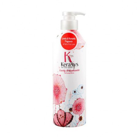 Парфюмированный кондиционер KeraSys Lovely & Romantic Perfumed Rince для поврежденных волос, 400 мл