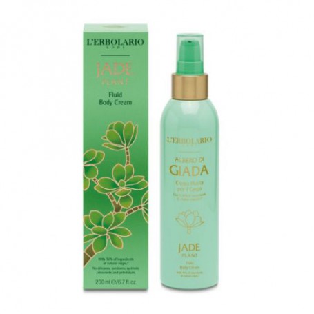 Парфюмированный крем для тела L'Erbolario Albero di Giada Jade Plant Fluid Body Cream Нефритовый цветок, 200 мл