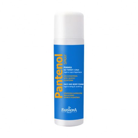 Пенка для лица и тела Farmona Panthenol Face and Body Foam in Spray регенерирующе-успокаивающая, 150 мл