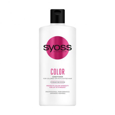 Бальзам Syoss Color Conditioner с цветком камелии, для окрашенных и тонированных волос, 440 мл