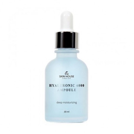 Увлажняющая сыворотка для лица The Skin House Hyaluronic 6000 Ampoule с гиалуроновой кислотой, 30 мл