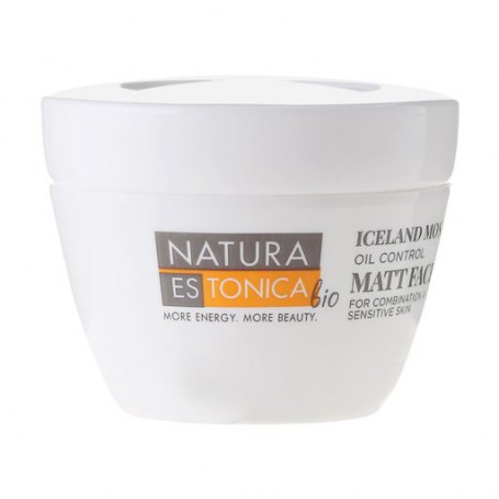 Крем для лица Natura Estonica bio Matt Face Cream Iceland Moss Исландский мох, 50 мл