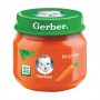 Детское овощное пюре Gerber Морковь, с 6 месяцев, 80 г