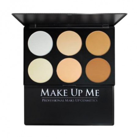 Профессиональная палитра пудр Make Up Me P6-1 6 оттенков, 36 г