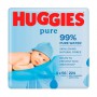 Детские влажные салфетки Huggies Pure для младенцев, 56*4 шт