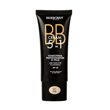 BB-крем для лица Deborah BB 5-in-1 Foundation SPF 20 01 Fair, 30 мл