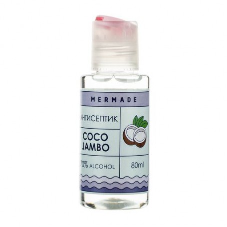 Антисептик для рук Mermade Coco Jambo (этиловый спирт 70%), 80 мл