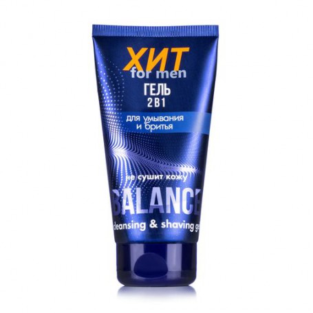 Гель для умывания и бритья Aromat ХИТ for men Balance 2 в 1, не сушит кожу, 150 мл
