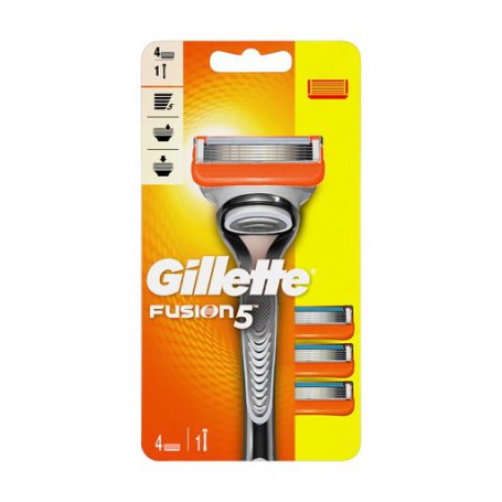 Станок для бритья Gillette Fusion 5 мужской, с 4 сменными картриджами