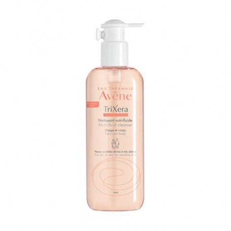 Гель для лица и тела Avene Trixera Nutrition Nettoyant Nutri-Fluide очищающий и питательный, 400 мл
