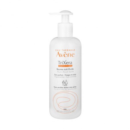 Легкий питательный бальзам Avene Trixera Nutrition Nutri-Fluid Balm для чувствительной кожи, 400 мл