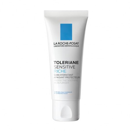 Увлажняющий крем для лица La Roche-Posay Toleriane Sensitive Riche для защиты и успокоения сухой чувствительной кожи, 40 мл