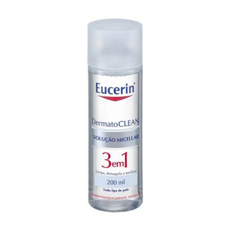 Средство для снятия макияжа 3 в 1 Eucerin DermatoClean Micellar Cleansing Fluid для всех типов кожи, 200 мл