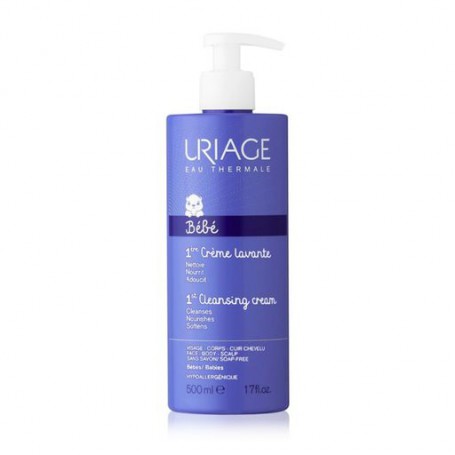 Детский крем Uriage Baby Foaming and Cleansing очищающий, 500 мл