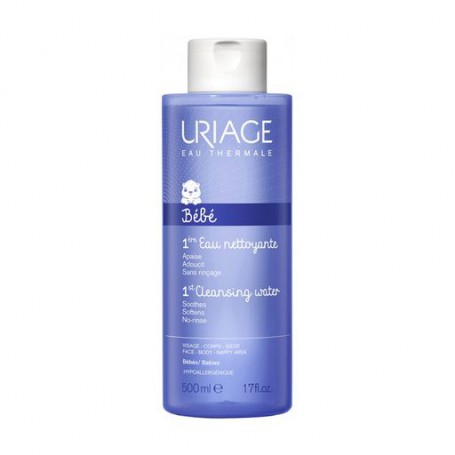 Очищающая вода Uriage Baby 1st Water No-Rinse для детской кожи, 500 мл