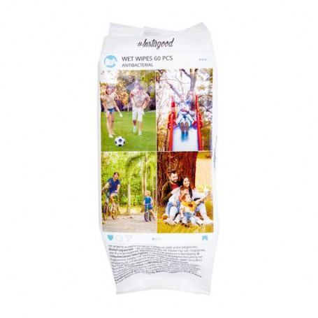 Влажные салфетки Instagood Antibacterial, 60 шт