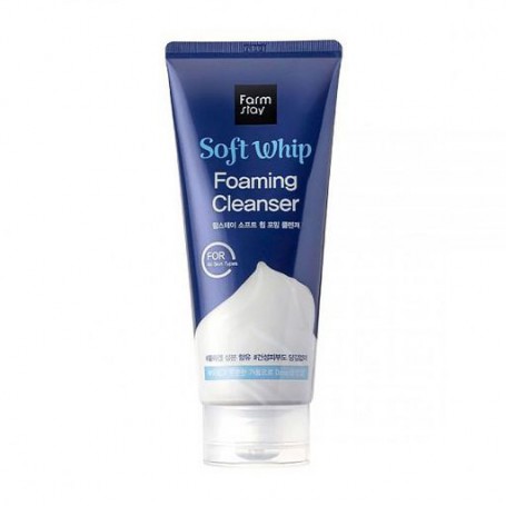 Пенка для бережного очищения лица FarmStay Soft Whip Foaming Cleanser, 180 мл