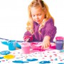 Пальчиковые краски Ses Creative Eco girly Юные художницы, 4 цвета в пластиковых баночках, от 4 лет (24927S)