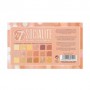 Палетка пигментированных теней для век W7 Socialite Indulgent Multi-Textured Pressed Pigment Palette, 15.6 г