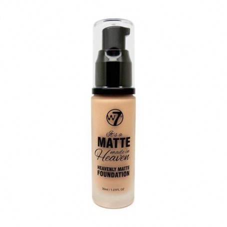 Матирующий тональный крем W7 Heavenly Matte Foundation Early Tan, 30 мл