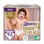 Набор подгузников Libero Touch размер 4 (7-11 кг), 92 шт