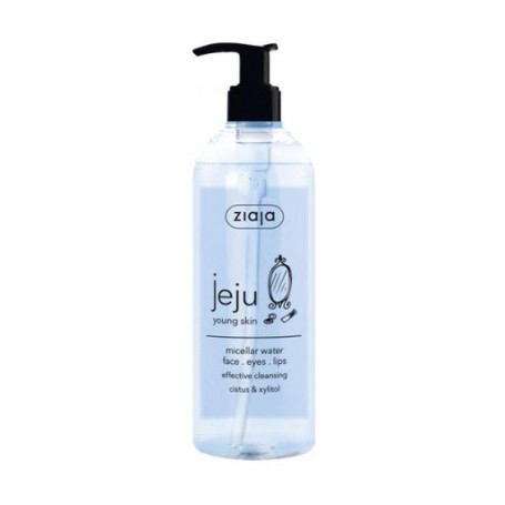 Мицеллярная вода для лица, глаз и губ Ziaja Jeju Micellar Water Young Skin для молодой кожи, 390 мл