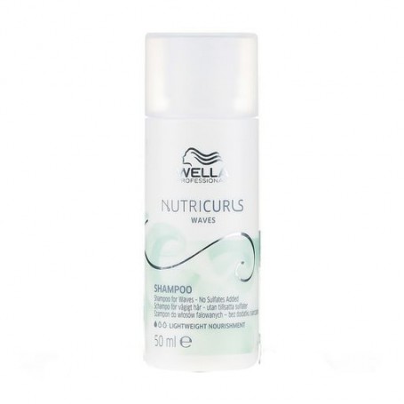 Бессульфатный шампунь Wella Professionals Nutricurls Waves Lightweicht Shampoo для вьющихся волос, 50 мл