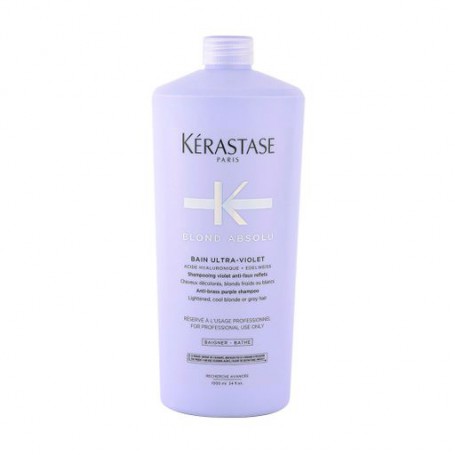 Шампунь-ванна Kerastase Blond Absolu Bain Ultra-Violet для нейтрализации нежелательной желтизны на осветленных волосах, 1 л
