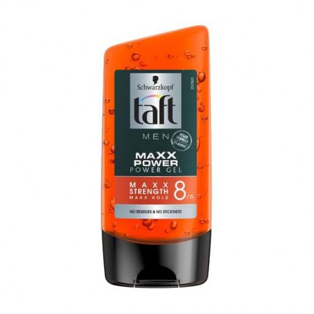 Гель для укладки волос Taft Men Maxx Power фиксация 8, 150 мл