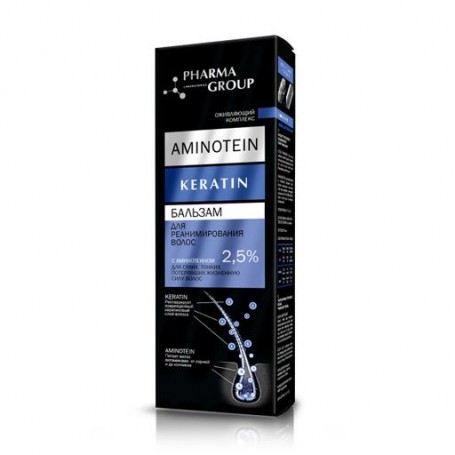 Бальзам Pharma Group Aminotein Keratin для реанимирования волос, 150 мл