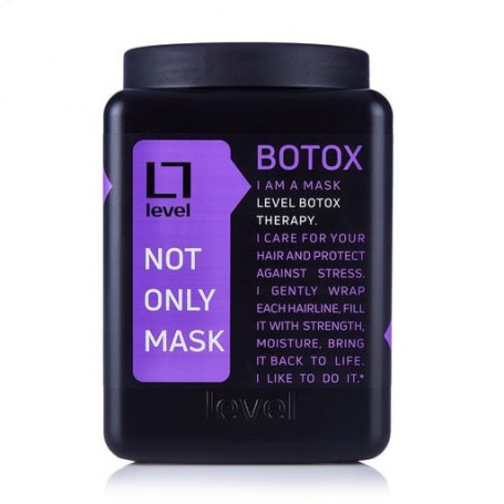 Маска для волос Level Botox Therapy Ботокс-терапия, для нормальных и химически поврежденных волос, 1 л