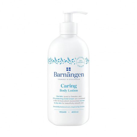 Лосьон для тела Barnangen Caring Body Lotion с овсяным молочком, для нормальной и сухой кожи, 400 мл