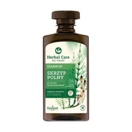 Шампунь Farmona Herbal Care Horsetail Shampoo Полевой хвощ, для очень поврежденных волос, 330 мл