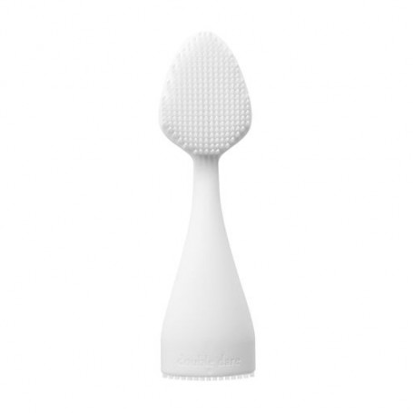 Щеточка массажная силиконовая для лица Double Dare I.M. Buddy Face Innovative Multi-Functional маленькая, белая, 1 шт