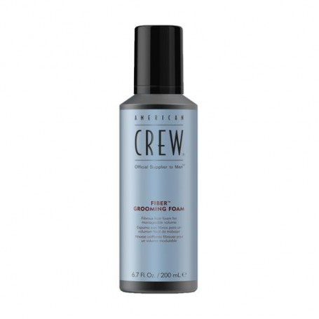 Волокнистая мужская пена для волос American Crew Fiber Grooming Foam средней фиксации, для придания объема, 200 мл