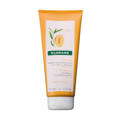 Питательный кондиционер Klorane Nourishing Conditioner with Mango Butter для сухих волос, 200 мл