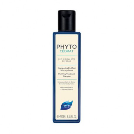 Шампунь для волос Phyto Phytocedrat Purifying Treatment Shampoo уменьшает секрецию кожного сала, 250 мл