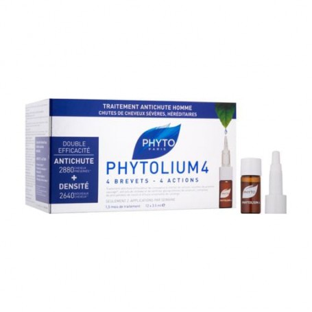 Ампулы против выпадения волос Phyto Phytolium 4, 12х3.5 мл