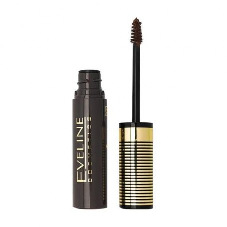 Тушь для бровей Eveline Cosmetics Brow & Go! Eyebrow Mascara 03 Soft Brown, 6 мл