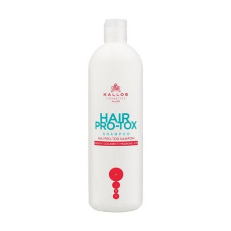 Шампунь для волос Kallos Cosmetics Hair Pro-Tox Shampoo с кератином, коллагеном и гиалуроновой кислотой, 500 мл