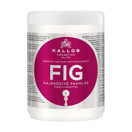 Укрепляющая маска для волос Kallos Cosmetics KJMN Booster Hair Mask With Fig Extract с экстрактом инжира, 1 л