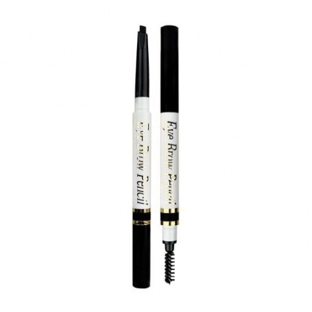 Карандаш для бровей со щеточкой FFleur Powder ES-415 Black, 0.5 г
